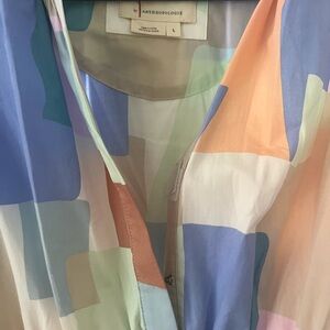 Anthropologie color block dress.